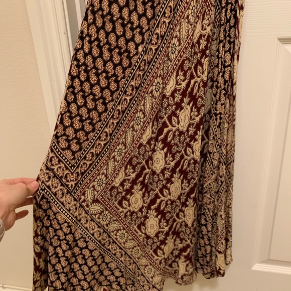 RAGA Harvest Moon Maxi Tank Dress Maroon Print - Picture 6 of 6